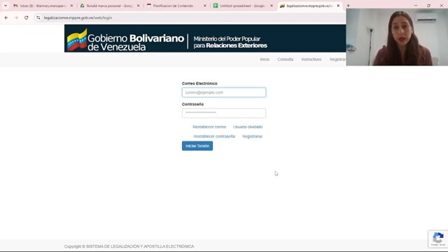 Formulario de actualización de perfil de usuario.
